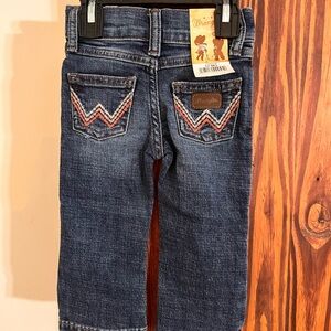 Wrangler Infant Blue Denim with Chevron Detail